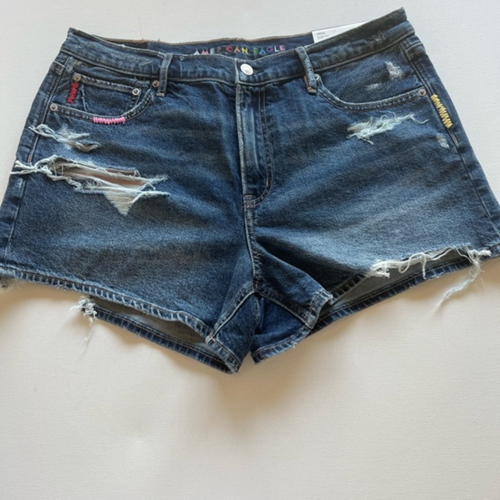 American Eagle Outfitters Dark Blue Jean Shorts